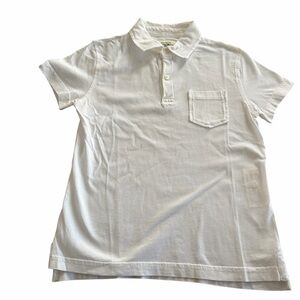 Hartford White Cotton Polo